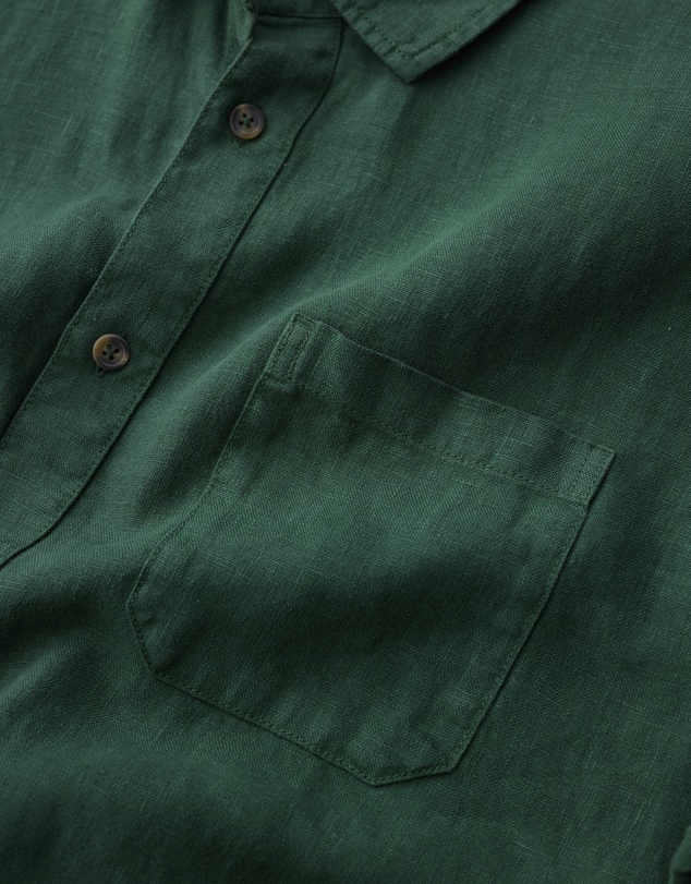 Seasalt - Men's Carne Short Sleeve Linen Shirt