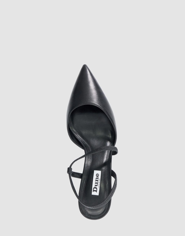 Dune London - Citrus - Black Leather
