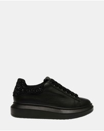 Steve Madden - Gaze-R Black/Black Sneakers