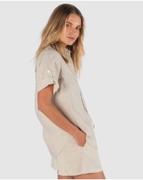 CAMIXA - FEBE Short Sleeve Linen shirt