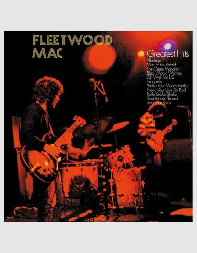 Sony Music - Crosley Record Storage Crate Fleetwood Mac Greatest Hits Vinyl Album Bundle