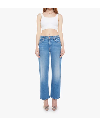 MOTHER - The Mid Rise Rambler Zip Ankle Jeans