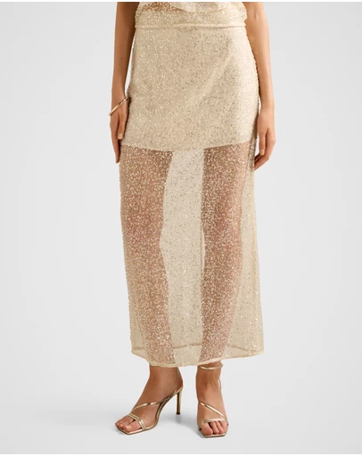 Forever New - Gianna Embellished Midi Skirt