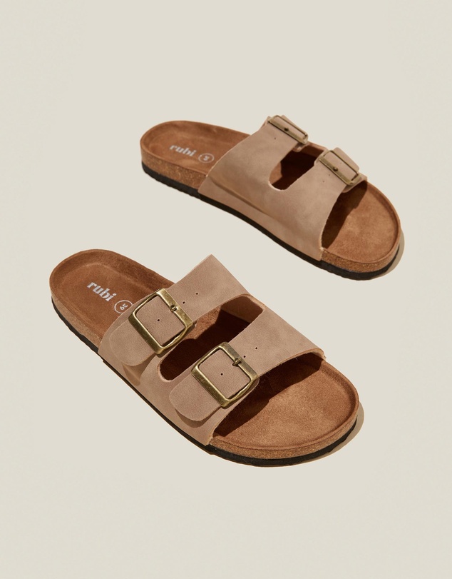 Rubi - Rex Double Buckle Slides