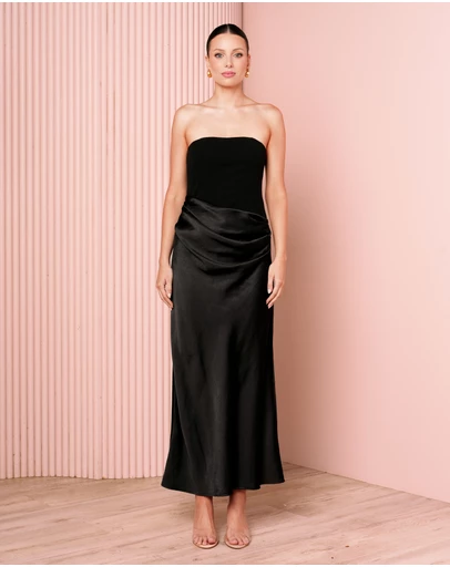 Azzurielle - Janecia Corset Midi Dress