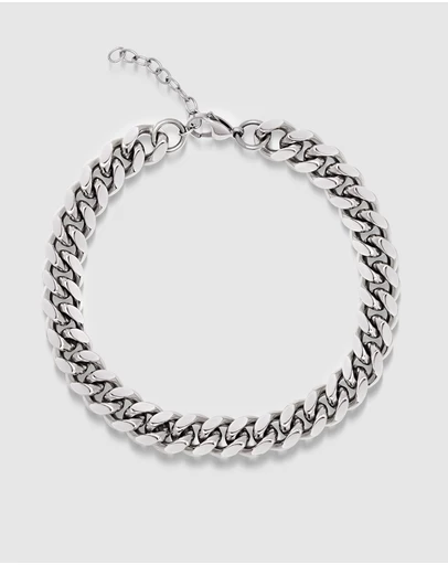 Nialaya Jewellery - Women's Chunky Cuban Chain Choker