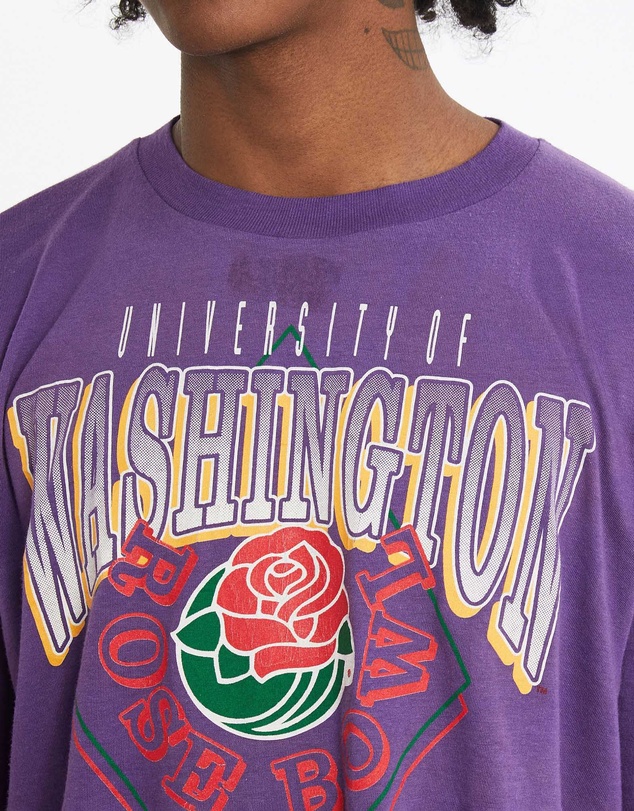 Vintage by The Real Deal - Pre Loved - 1993 NCAA Washington Huskies Rose Bowl Tee