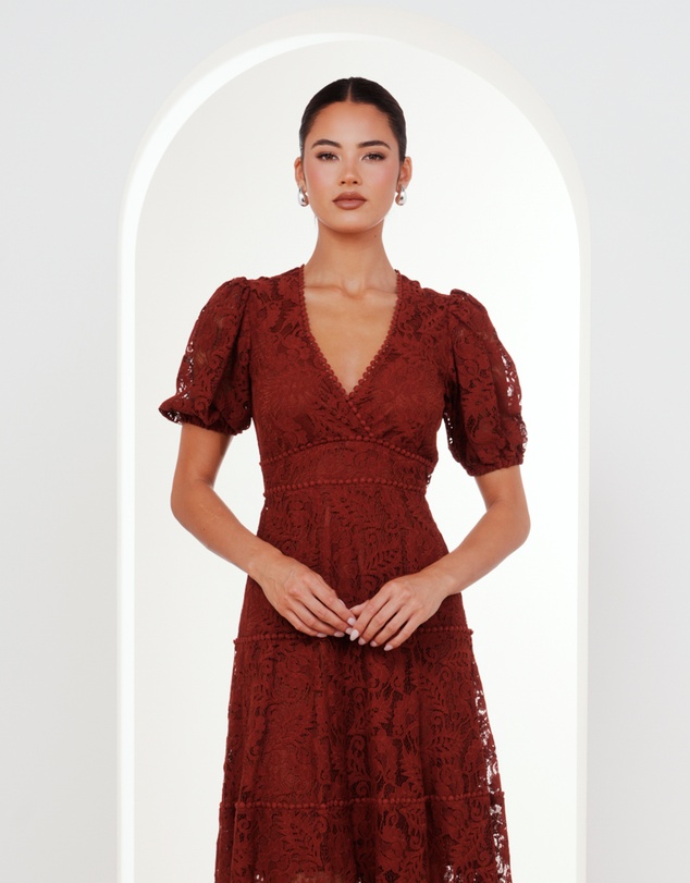 Pilgrim - Everett Puff Sleeve Maxi