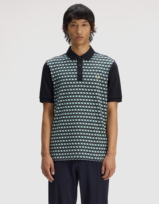Fred Perry - Geometric Polo Shirt