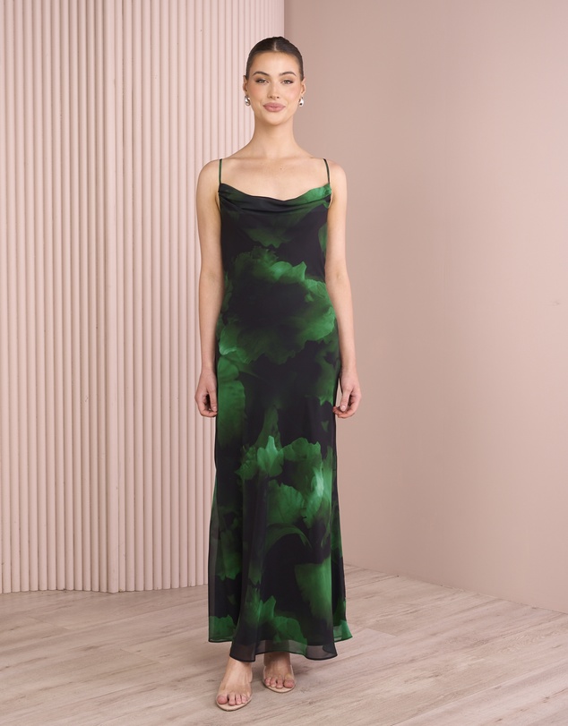 Azzurielle - Ursule Cowl Neck Dress