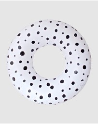 &Sunday - Bubbles White Inflatable Oversized Pool Tube