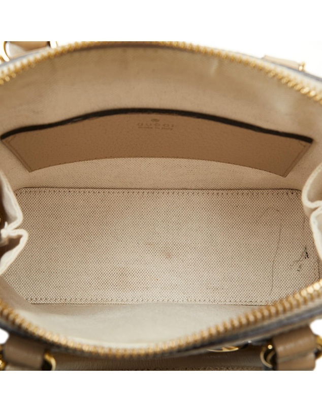 Pre-Loved by Azura Reborn - Pre-Loved gucci Horsebit 1955 Mini Bag Beige