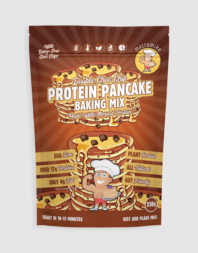 Macro Mike - Chocolate Chip Almond Protein Pancake Baking Mix - 250g