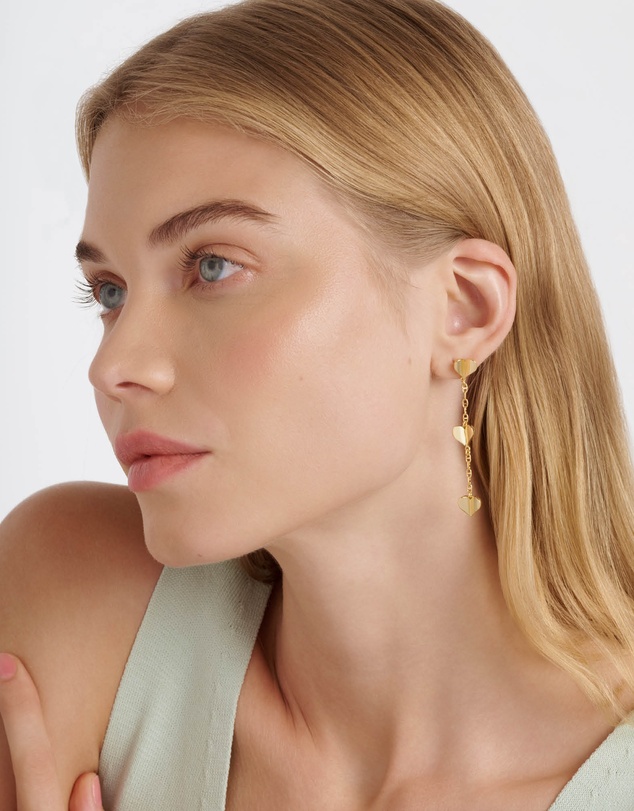 Ted Baker - HELIN: Flutter Heart Drop Earrings