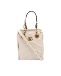 Pre-Loved by Azura Reborn - Pre-Loved Mini GG Marmont Calfskin Matelasse Tote