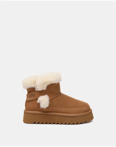 EVERAU - Australian Shepherd Ugg Bynnie Cow Suede Upper UGG Boots