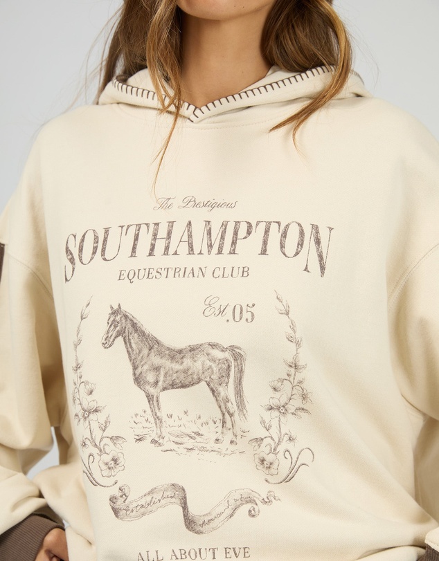 All About Eve - Southampton Box Hoodie Vanilla