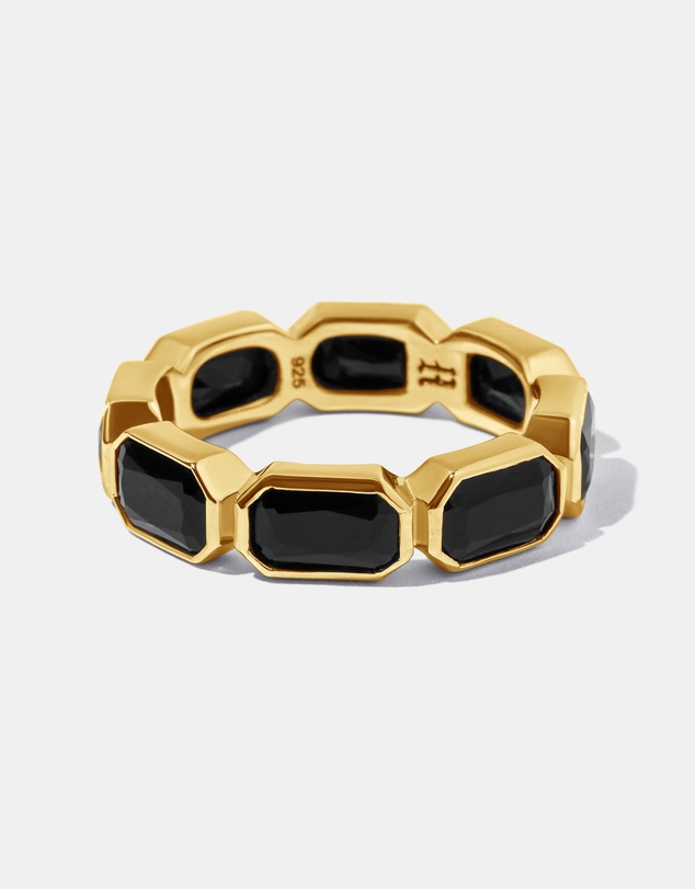Rawninety - Haven Onyx Ring Gold