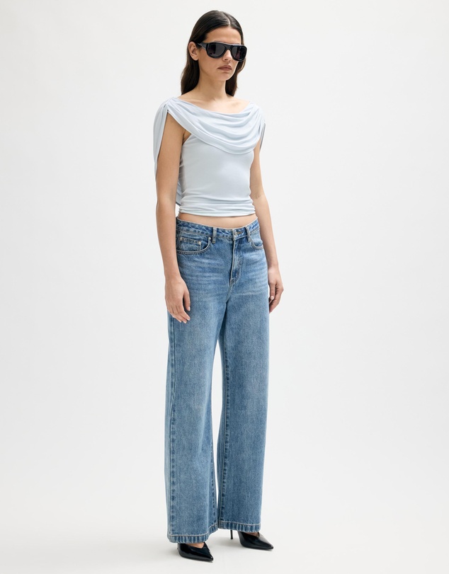 Minima Esenciales - Aster Drape Back Top