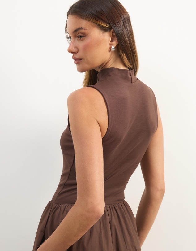 Atmos&Here - Annie Contrast Midi Dress