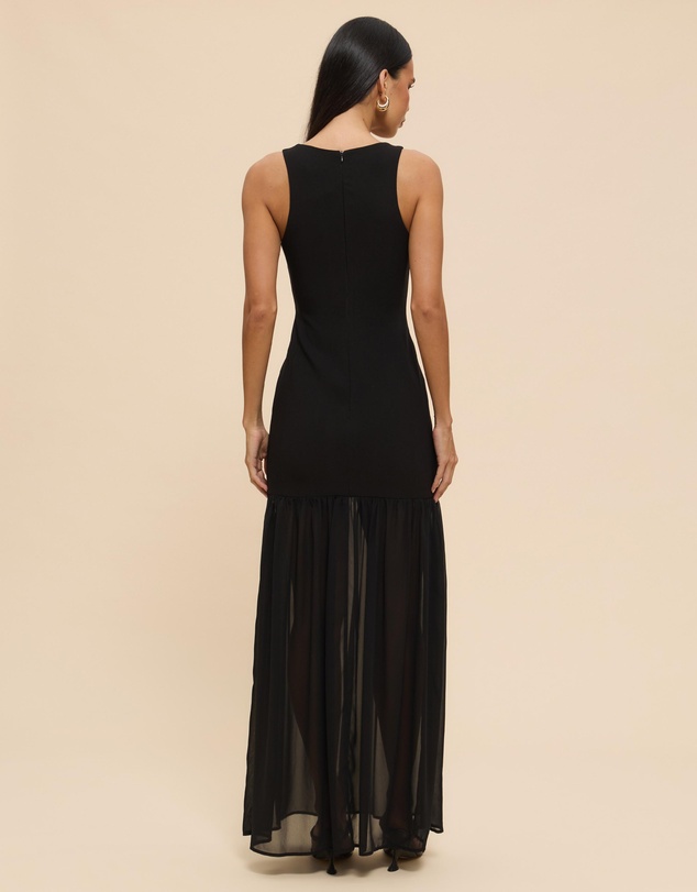 CHANCERY - Luella Scoop Neck Drop Waist Maxi Dress