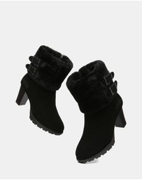 EVERAU - Australian Shepherd Ugg Candice Cow Suede Upper Boots