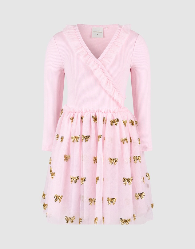 Fleur Harris - 'Heirloom Treasures' Sweetheart Tutu Dress in Pink Lavender