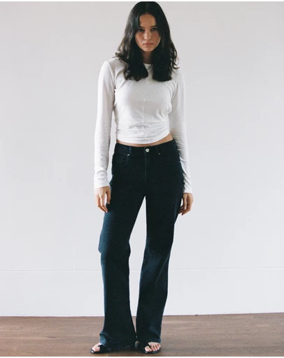 Outland Denim - Effie Mid Flare Jean