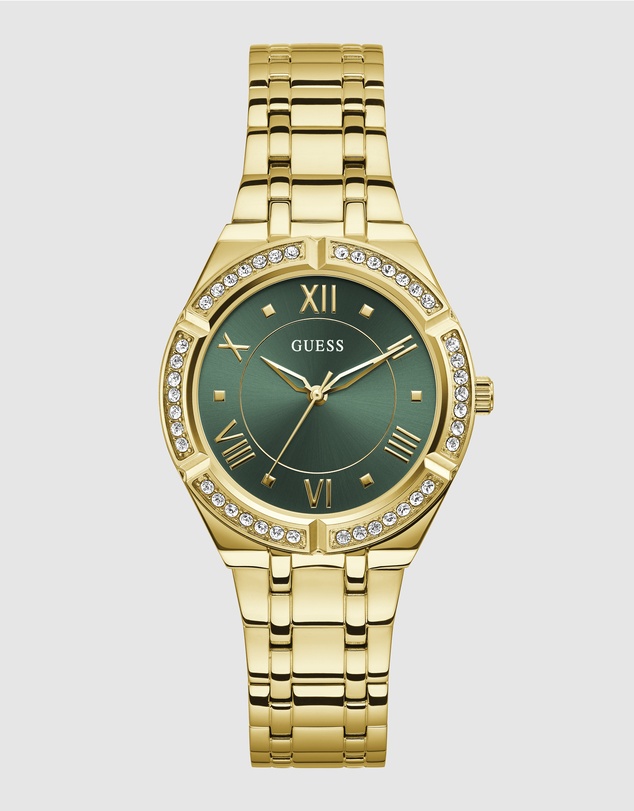 GUESS - Guess Cosmo Gold & Green Ladies Watch