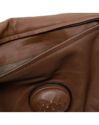 Pre-Loved by Azura Reborn - Pre-Loved Nappa Embossed Intrecciato Turnlock Clutch