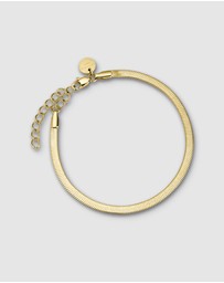 Rosefield - Snake Gold Tone Bracelet