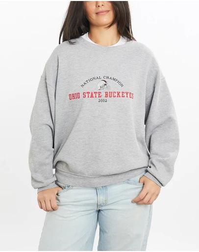 Vintage by The Real Deal - Pre Loved - Vintage 2002 NCAA Ohio State Buckeyes Sweatshirt
