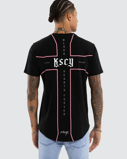 Kiss Chacey - Grunge Dual Curved Tee