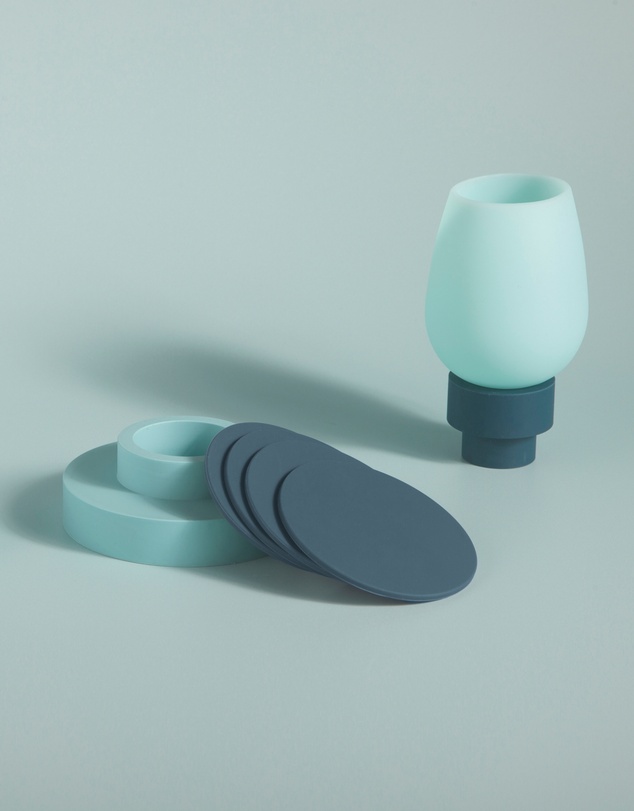porter green - ciss | unbreakable silicone coasters