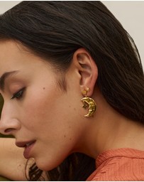 Ottoman Hands - Moonstone Star Stud Earrings