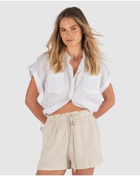CAMIXA - CAPRI Short Sleeve Linen Shirt