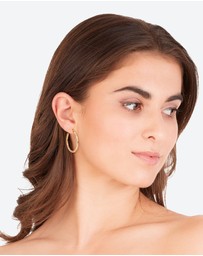 Lovisa - Gold Plated Large Hoop Earrings