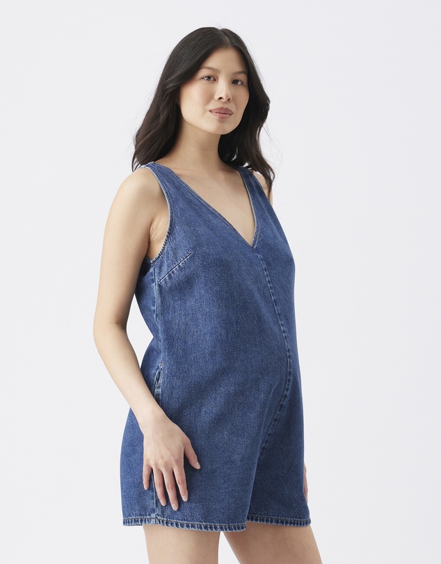 Ripe Maternity - Fenix Denim Playsuit