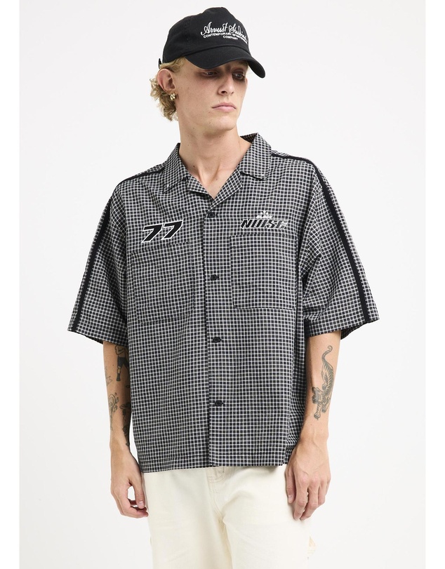 Black Noise White Rain - Noise Short Sleeve Shirt