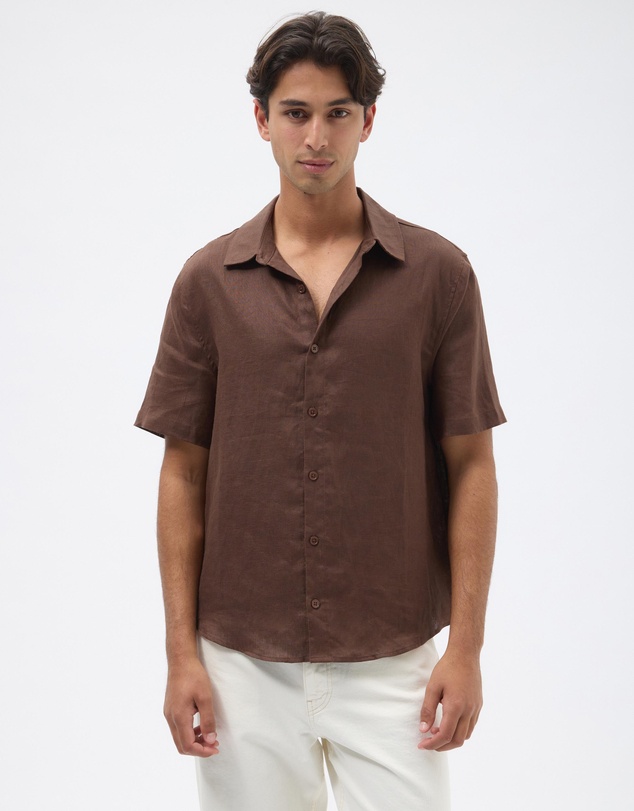 AERE - Euro Resort Linen SS Shirt