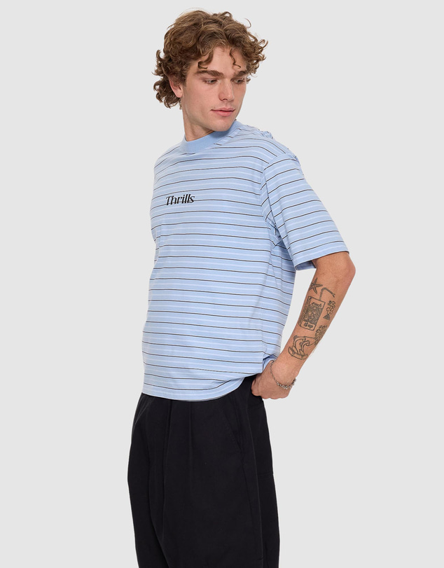 Thrills - Flowers Of Tomorrow Stripe Box Crop Tee