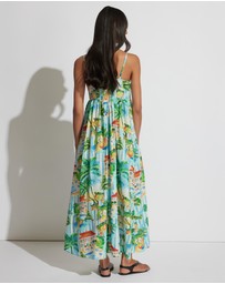 Decjuba - Allie Linen Blend Maxi Dress