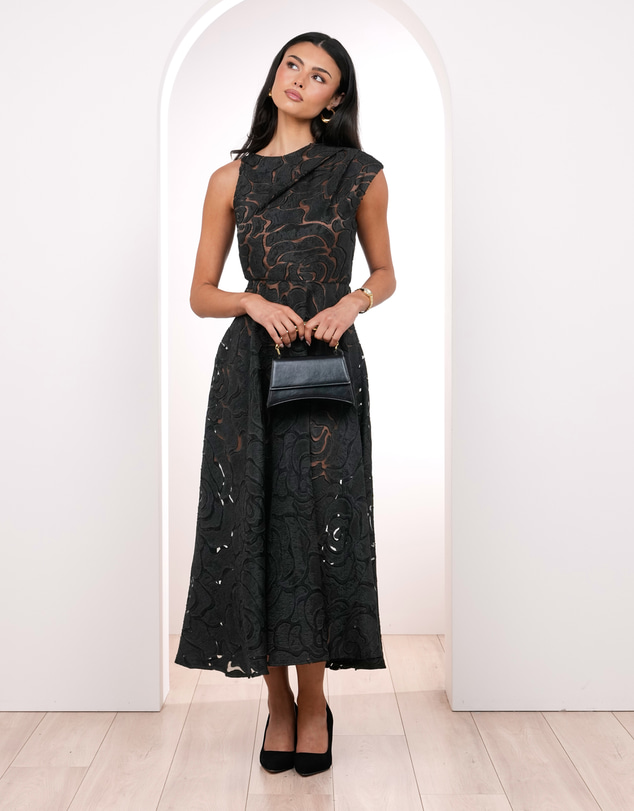 Pilgrim - Wyetta High Neck Midi Dress
