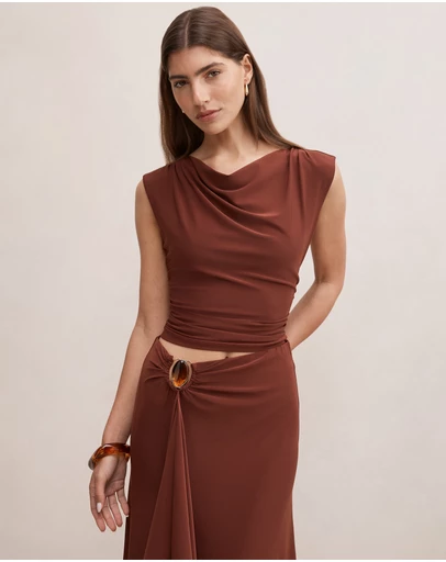 Forever New - Leni Drape Top