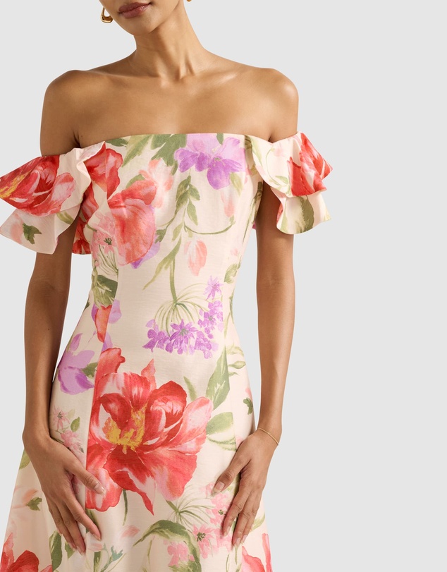 Forever New Petite - Alora Petite Ruffle Maxi Dress