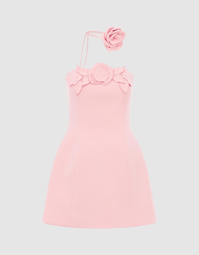 LEO LIN - Roselle Applique Bustier Mini Dress