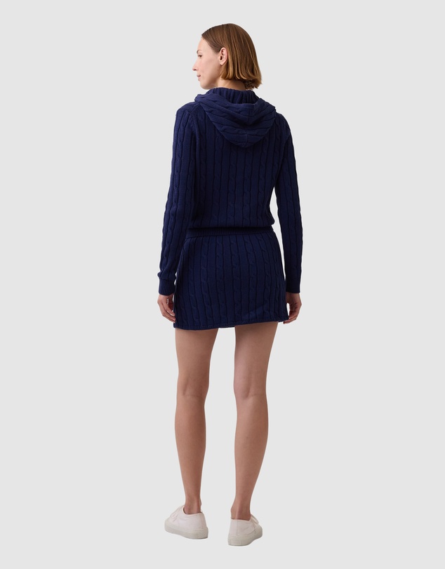 GAP - Cotton Cable Sweater Mini Skort