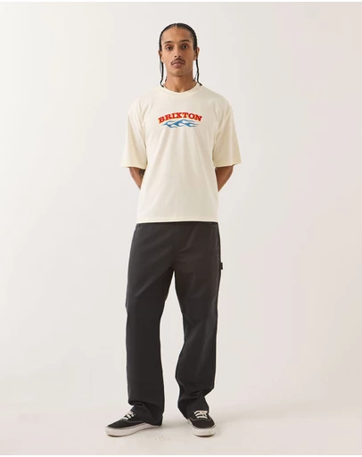 Brixton - Clifton Short Sleeve Boxed Crop Tee