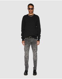 Ksubi - Box Knit Crew Washed Black
