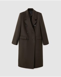 M.N.G - Double-Breasted Wool Coat